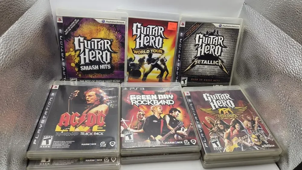 Guitar Hero Metallica Smash Hits 5 PS3 Replacement Cases Cover Art Lot 9 Manual